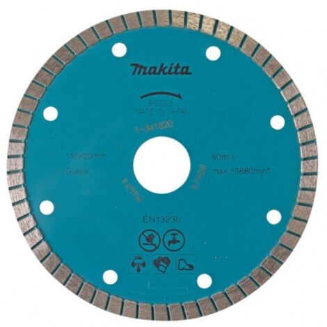 Makita – Disque diamant pour meuleuse 85 mm – Alésage 15 mm – Coupe humide pour béton armé – Segment 4,5 mm
