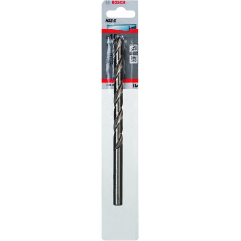 Foret à métaux HSS-G long, DIN 340, Ø 10mm, longueur utile 121mm
