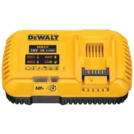 Dewalt – Chargeur rapide 18/54V 12A pour batteries XR FLEXVOLT – Refroidi par ventilateur – Compatible avec batteries 18V et 54V