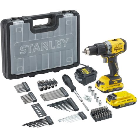 KIT MARTEAU PERFORATEUR BRUSHLESS V20 LI-ION 18V+SET ACC+2BATTERIES+CHARGÉES - SFMCD715D2A-QW (1/5)