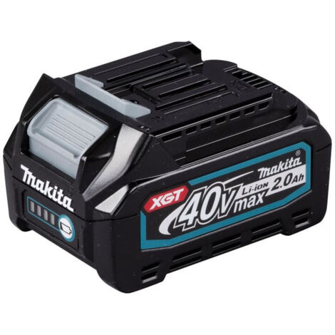 Makita – Batterie 40V Li-Ion 2,0 Ah – Protection IP64 – Charge rapide en 15 min – Compatible machines XGT – 191L290