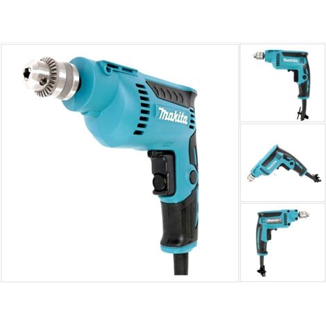 Makita – Perceuse filaire 370 W pour tôles d'acier fines – Mandrin sans clé 10 mm – Vitesse 0-4200 tr/min – DP2010 (1/5)
