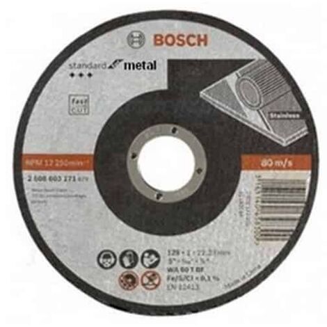 BOSCH Meule à ébarber standard for Métal - 230 mm - x 1 - 6 mm - 22,23 mm