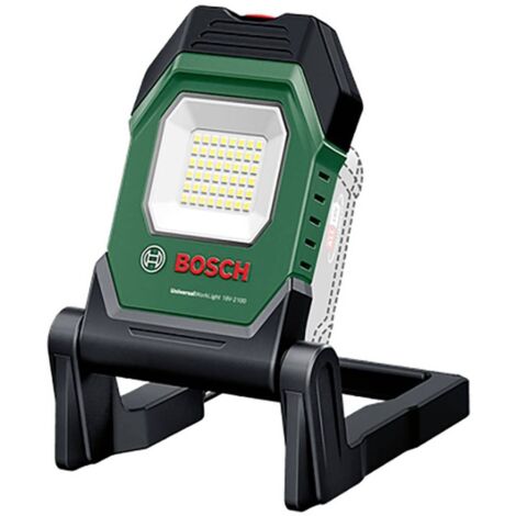 Bosch – Lampe de travail LED 2100 lumens – Alimentation 18V – Compacte et pliable – Crochet et aimant pour fixation flexible (1/10)