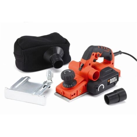 Raboteuse manuelle électrique Black & Decker KW750K-QS Noir, Orange 16 000 tr/min 750 W