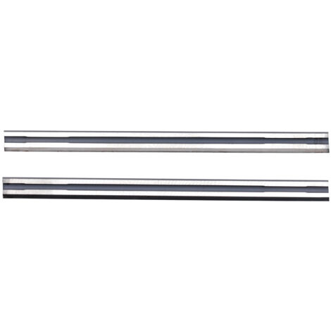 Paire de lames de rabot réversibles en carbure – Longueur 82mm – Pour raboteuses-dégauchisseuses Metabo – Performance optimale