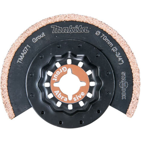 Lame segment à concrétion carbure pour coupes fines TMA071 - MAKITA B-65040
