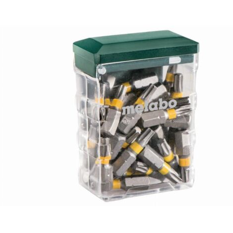 Metabo – Jeu d'embouts 25 pièces 626712000 – Embouts TX 20 pour visseuse – Pour bois dur et teck – Vissage rapide en série (1/5)