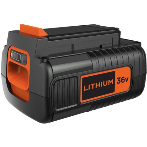 Batterie lithium-ion 36V 2.0Ah – Compatible outils BLACK+DECKER – Insertion facile par clipsage – Recharge rapide - BL20362-XJ (1/6)