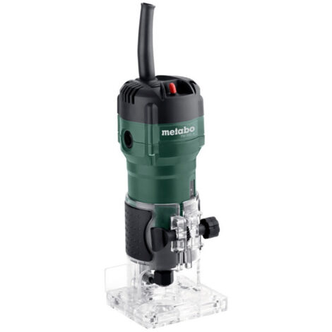 Metabo – Affleureuse à une main 500 W – Moteur puissant pour fraisage précis – Vitesse 32000 tr/min – Alésage 6 mm – 601741000