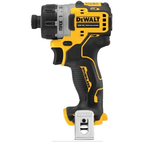 Dewalt – Visseuse à chocs 12V XR – Moteur Brushless – Couple 8Nm pour applications intensives – Accès espaces réduits – 0,68 kg