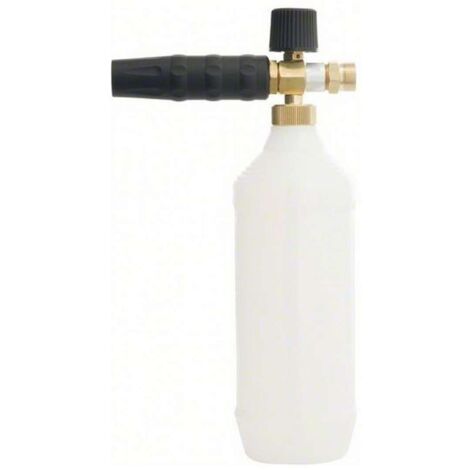 Bosch – Buse avec réservoir à mousse 1 l – Débit réglable et angle ajustable – Pour nettoyage en profondeur des surfaces - F016800382 (1/4)
