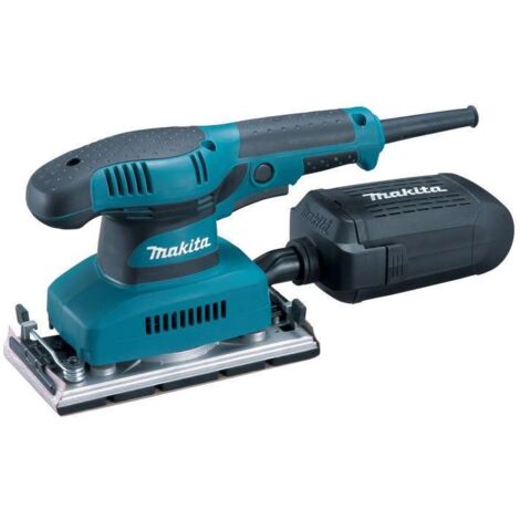Makita – Ponceuse orbitale 190W – Plaque aluminium 185x93mm – Changement rapide papier abrasif – Système aspiration intégré