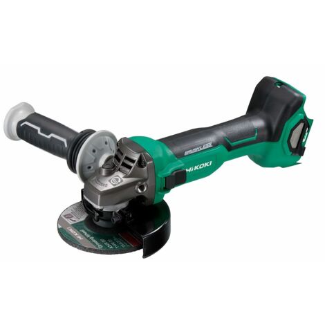 Hikoki – Meuleuse d'angle 18V Ø125mm 750W – Moteur sans balais – Protection anti-rebond – Pour béton armé et métal