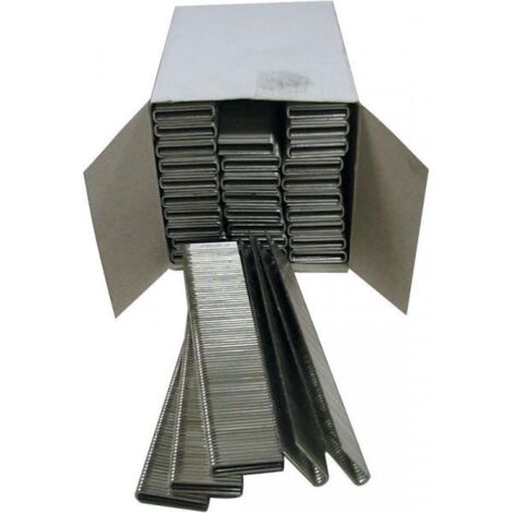 Agrafes 13 mm – Lot de 2500 pièces – Largeur 5,7 mm – Épaisseur 1,25 mm – Pour agrafeuses G40220, G40221, G58411