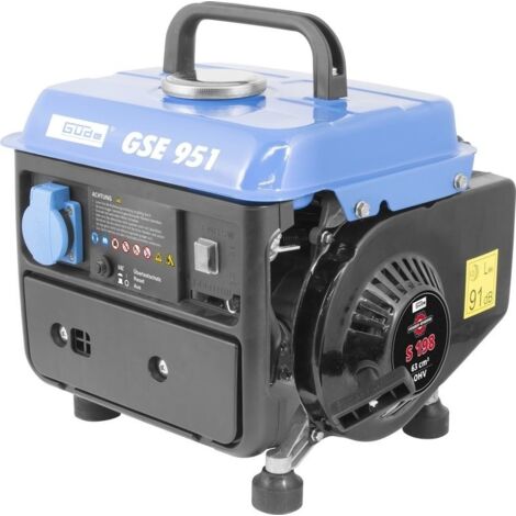 Güde – Groupe électrogène 1 kW 2 temps – Carburant mélange 2 temps – Autonomie 5h – Puissance acoustique 95 dB – Compact et léger