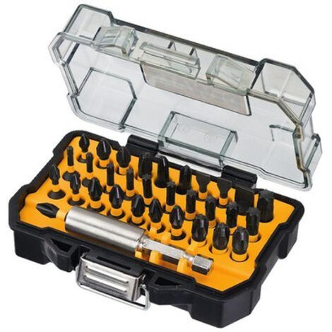 Dewalt – Coffret 32 pièces embouts de vissage Impact Torsion – Longueur 25mm – PZ1 x2, PZ2 x5, PZ3 x3, PH1 x1, PH2 x3, PH3 x1 – DT70523TQZ