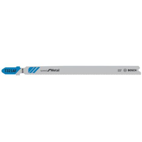 Lame de scie sauteuse T 321 AF Speed for Metal Bosch, lot de 3 - 2608636704