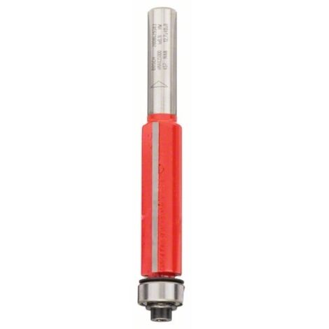 Bosch – Fraise affleurante 8 mm pour fraisage bois – Coupe nette sans éclat – Longueur de travail 40 mm – Carbure Microteq durable - 2608629383
