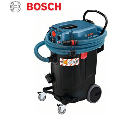 Bosch – Aspirateur professionnel eau et poussière – Puissance 1380W – Pression de vide 254 mbar – Classe M – Tuyau 5m pour chantiers humides
