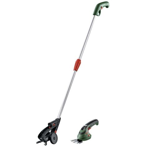 Bosch – Cisaille à gazon sans fil ISIO – Manche télescopique réglable 80-115 cm – Batterie Li-Ion 3.6V avec chargeur – Poids léger 550g (1/10)
