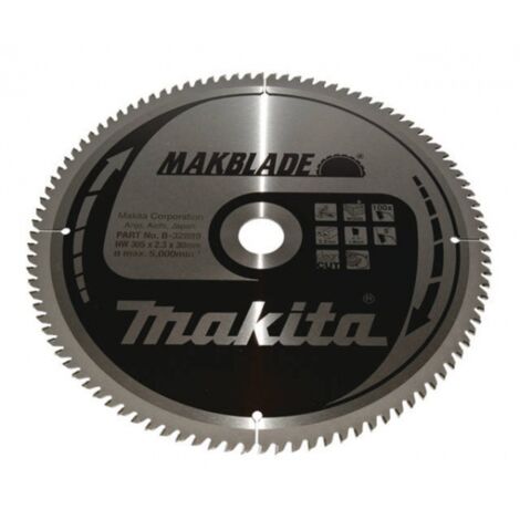 Makita - Lame de scie circulaire à bois, 305x30 mm, 100 dents B-32889 (1/3)