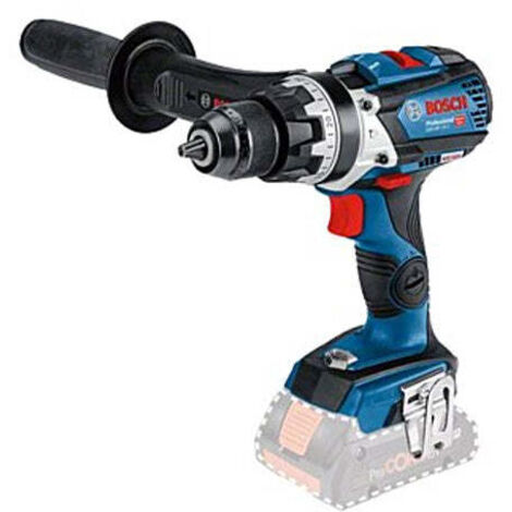 Perceuse à percussion sans fil Bosch GSB 18V-110 C, version Solo avec poignée supplémentaire