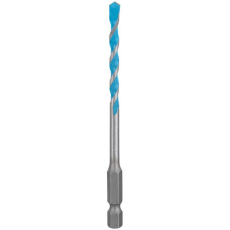 Bosch – Foret béton 5 mm – Longueur totale 100 mm – Tige hexagonale – 2608900571 – Pour carrelage, granit, béton, brique, bois, métal - Y639482