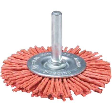 Brosse circulaire à fils nylon de finition pour perceuses 100mm Grain 80 MAKITA D-45602 (1/3)