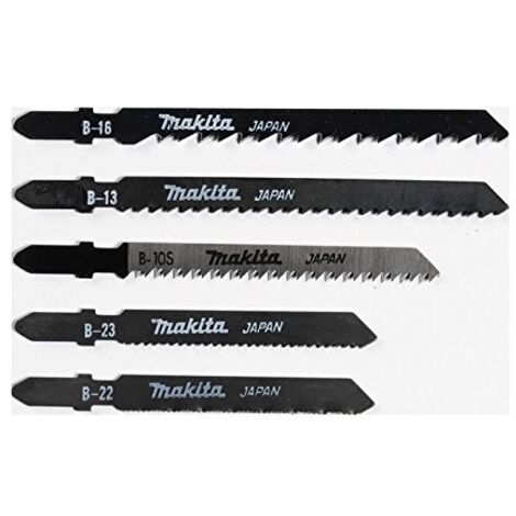 Makita – Set de lames pour scie sauteuse 5 pièces – Longueur 100mm – Pour bois dur et teck – Coupe nette sans éclat (1/6)
