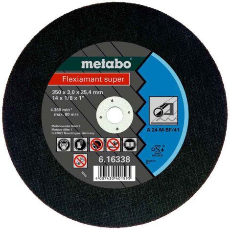 Metabo CS23-355 350x3.0x25.4 TF41 Flexiamant Super Steel Cut Off Disc