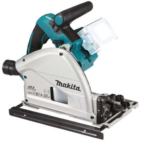 Makita – Scie circulaire 165mm DSP601ZJU – Moteur sans balais 36V – Profondeur de coupe 56mm – Technologie Bluetooth pour aspiration