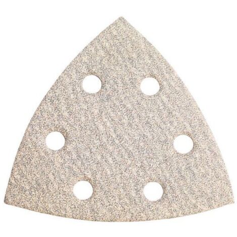 METABO 25 FEUILLES ABRASIVES AUTO-AGRIPPANTES 93 X 93 MM, P 80, PEINTURE, POUR PONCEUSE À PATIN TRIANGULAIRE (625683000)