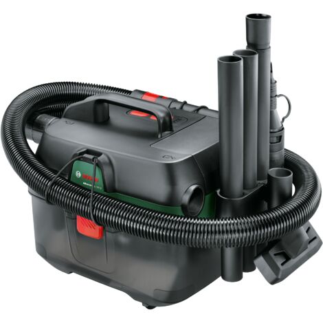 Aspirateur eau et poussière sans fil Bosch AdvancedVac 18V-8 (sans batterie, système 18 volts, 11 accessoires)