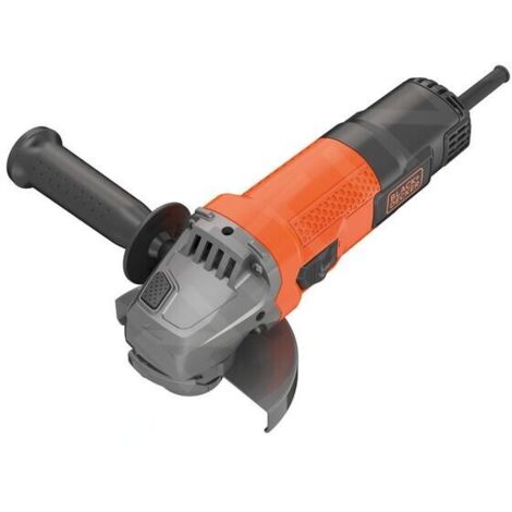 Black & Decker – Meuleuse d'angle 750 W – Disque 115 mm – Démarrage en douceur – Interrupteur anti-redémarrage – Poignée 3 positions – Vitesse 11000 tr/min