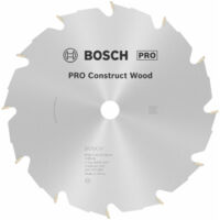 Lame de scie circulaire Bosch PRO Construct Wood FWF 184x2,6x16 12Z - 2608641200