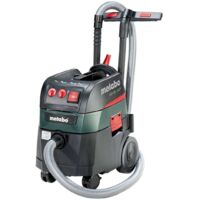 Metabo – Aspirateur industriel 1400 W – Dépression 270 hPa – Volume 35 l – Pour poussières de béton et de pierre – Prise pour outils électriques