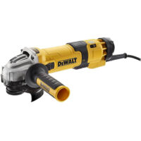 Dewalt – Meuleuse d'angle 125mm 1500W – Vitesse variable 2800-10000 tr/min – Carter de protection réglable – Pour meulage et découpe matériaux variés