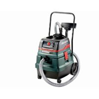 Metabo – Aspirateur professionnel à eau et poussière 50L – Dépression 248 hPa – Prise d'asservissement pour outils – Système SelfClean - ASR 50 L SC