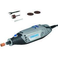 Dremel – Outil multifonction 130W – Vitesse réglable 10 000-33 000 tours/min – Système EZ Twist pour changement rapide d'accessoires – Pour bois dur et teck