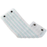 Leifheit – Tête de balai Clean Twist micro duo XL – Microfibre blanche pour nettoyage efficace – 52017