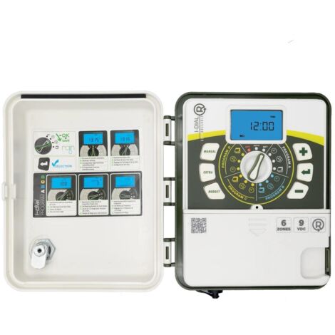 Centralina da parete per irrigazione 9 vdc i-dial r 8 - 8 zone rain 200.4381380