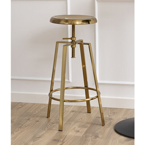 Goose Tabouret de bar doré. (1/5)