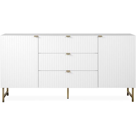 CALICOSY - Buffet 2 Portes 3 Tiroirs L179 cm - GLASGOW (1/5)
