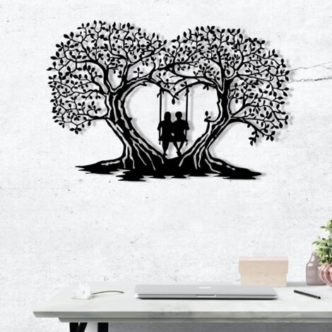 Accessoire mural deco en metal amour 88647354 88647354 88647354 88647354 (1/5)