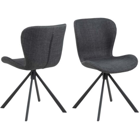 Chaise pivotante Batilda-A1, gris foncé (1/5)