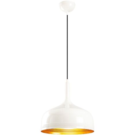 Suspension Flary D30cm Métal Blanc (1/5)