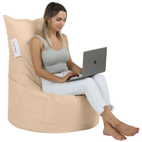 Pouf de jardin balina - vison 88649605 88649605 88649605 88649605 (1/5)