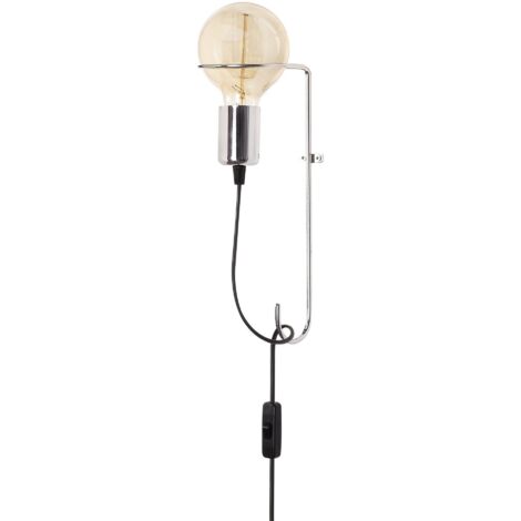 Applique murale support en L avec boucle Adminicus Métal Chrome (1/5)