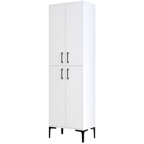 Armoire polyvalente blanche Kliko 60cm (1/5)